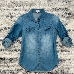 Denim Button Down Shirt